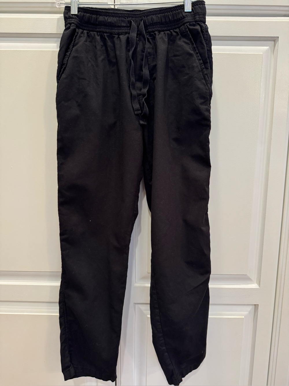 Zara Black Drawstring Elastic Waist Casual Pants Size S